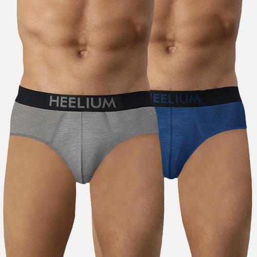 Heelium Bamboo Underwear Brief for Men - Pack of 2