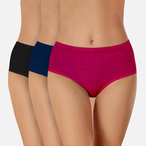 Heelium Bamboo Underwear Brief for Women - Pack of 3