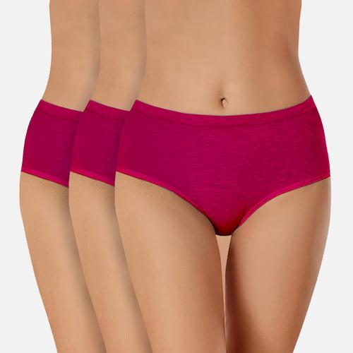 Heelium Bamboo Underwear Brief for Women - Pack of 3