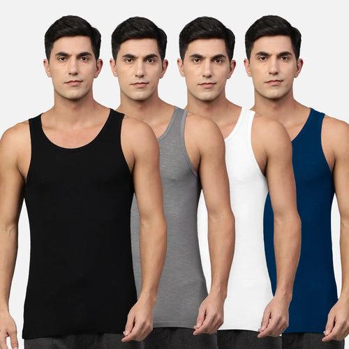 Bamboo Vest for Men - Pack of 4