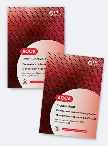 BPP ACCA Study materials Complete knowledge Level pack. FBT | MA | FA. Sep 24-Aug 25