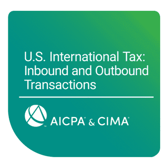 AICPA : U.S. International Taxation course Certificate Program