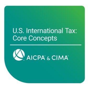 AICPA : U.S. International Taxation course Certificate Program