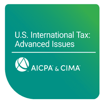 AICPA : U.S. International Taxation course Certificate Program