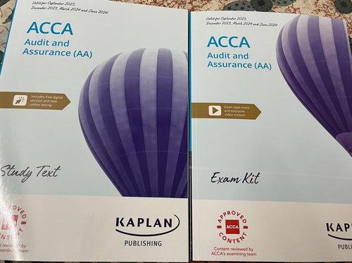 Kaplan ACCA Applied Skills papers. Combo Study text & Exam kit. Sep23-Jun24