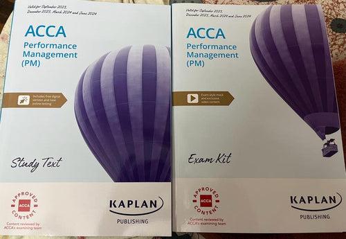 Kaplan ACCA Applied Skills papers. Combo Study text & Exam kit. Sep23-Jun24