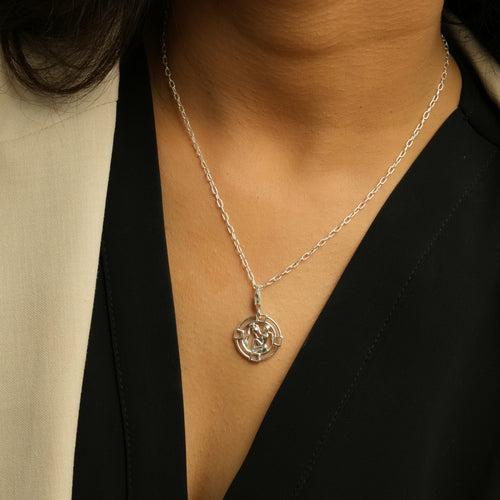 Aquarius Chain 92.5 Silver Necklace