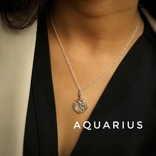 Aquarius Chain 92.5 Silver Necklace