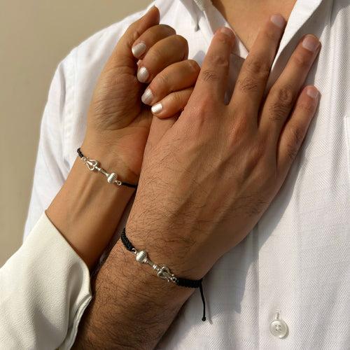 COUPLE- Shivastra 92.5 Silver Bracelet