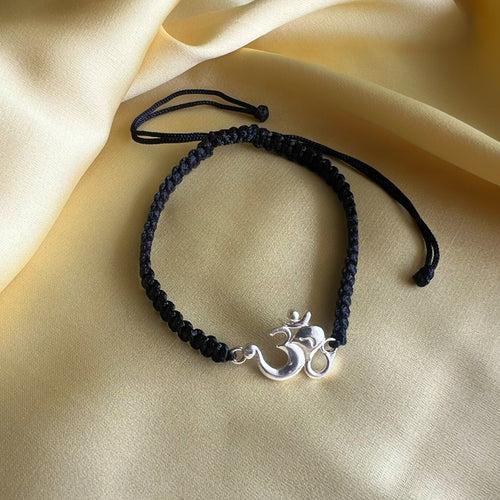 MEN - Shubh Om Ganesh 92.5 Silver Bracelet