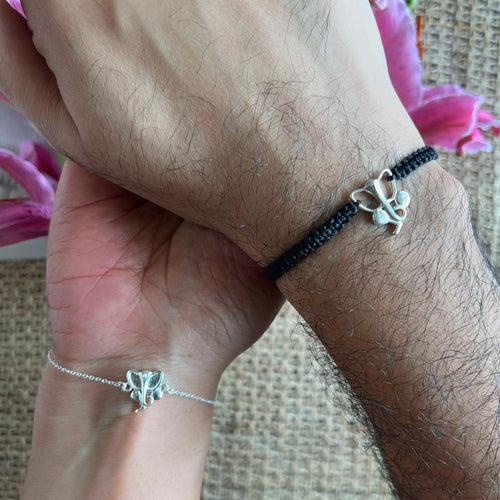 COUPLE - Ganesh ji 92.5 Silver Bracelets