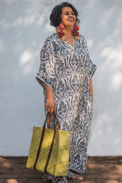 Indigo Anaar Kaftan