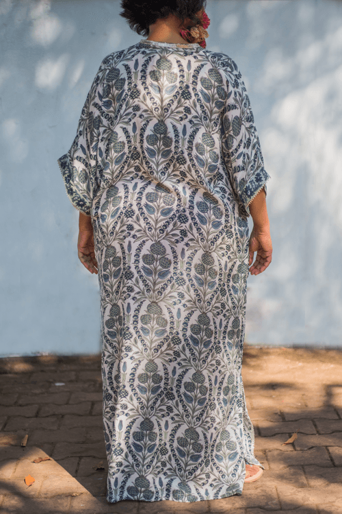 Indigo Anaar Kaftan