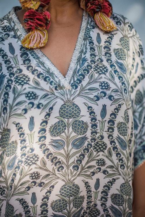 Indigo Anaar Kaftan