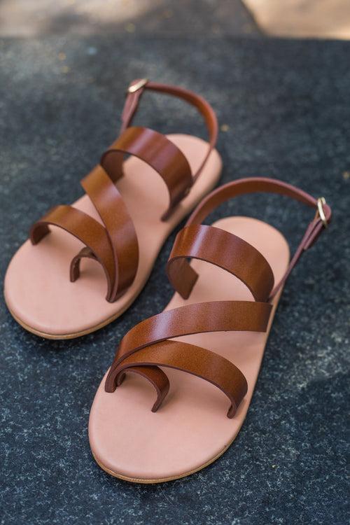 Tan Leather Sandal