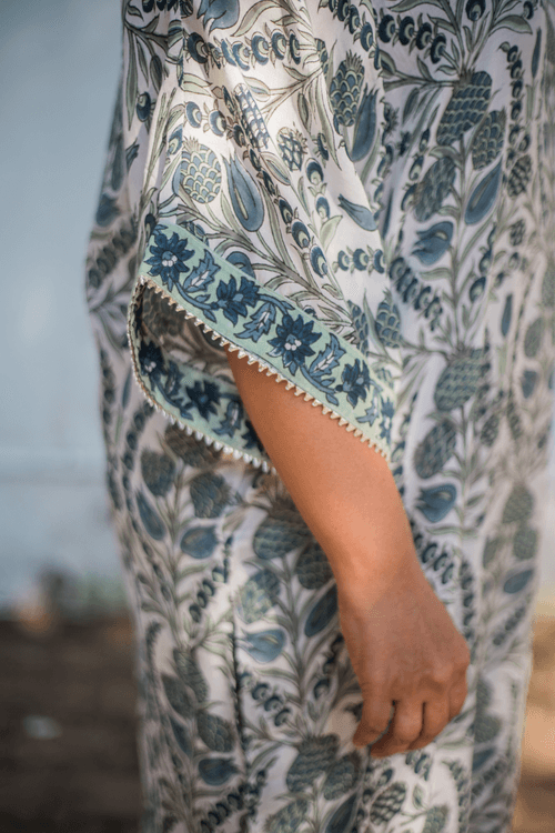 Indigo Anaar Kaftan