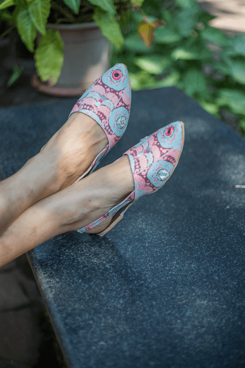 Olga Pink Flats