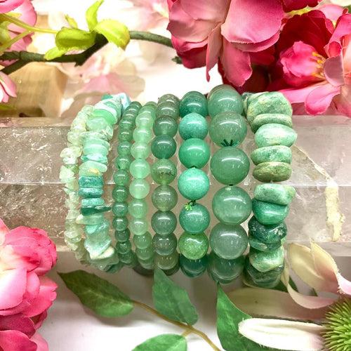 Green Aventurine Bracelet (Abundance, Good Luck, New Ideas)