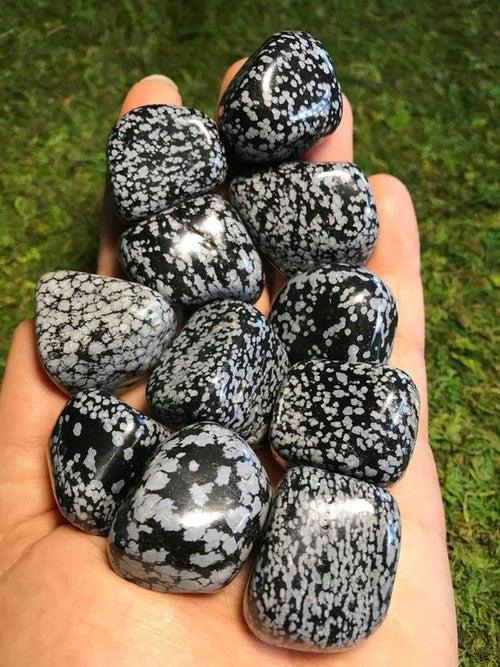 Snowflake obsidian Tumble