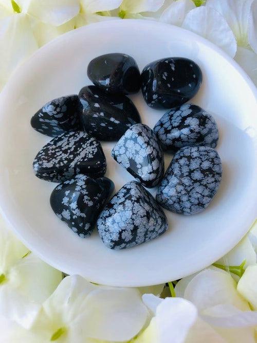 Snowflake obsidian Tumble