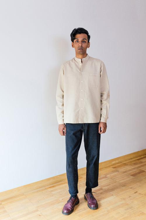 Linen Double Pocket Shirt