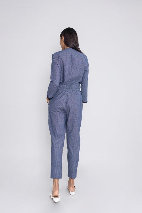 Relaxed Drawstring Jumpsuit