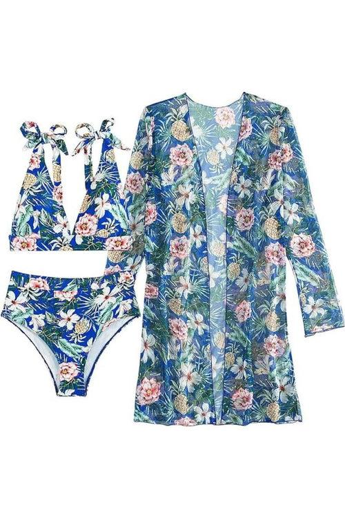 Hella Holiday Bikini Set with Cape