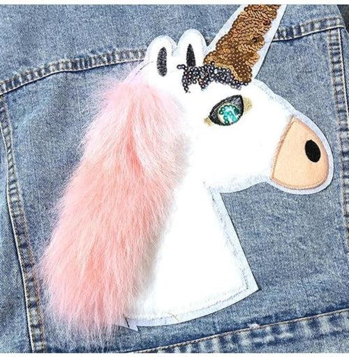 Statement Sequined Unicorn Jacket