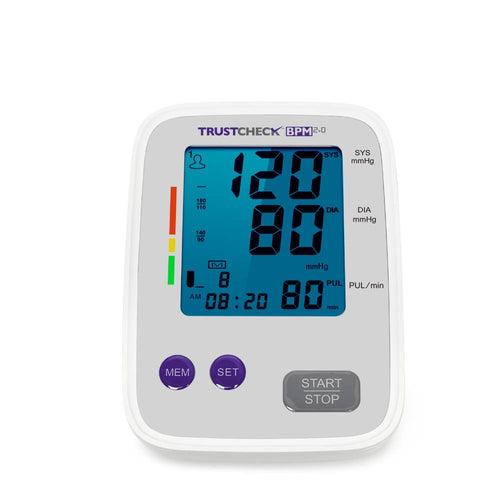 Trustcheck BPM 2.0 Digital Blood Pressure Monitor With USB Port, Talking Feature, Universal Cuff 3 Yr Warranty