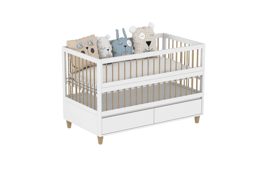 Amour Co-Sleeping Crib With 2 Drawer