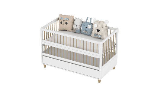 Amour Co-Sleeping Crib With 2 Drawer