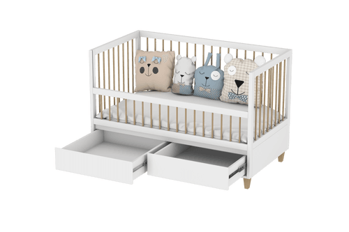 Amour Co-Sleeping Crib With 2 Drawer