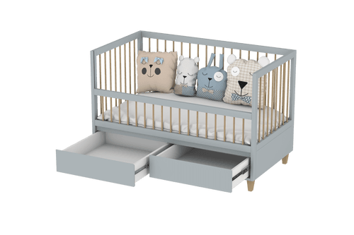 Amour Co-Sleeping Crib With 2 Drawer