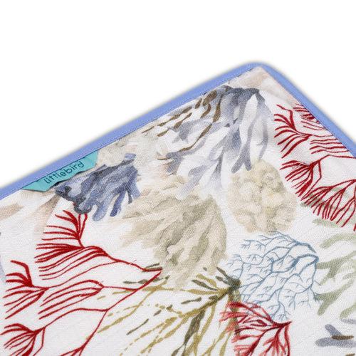 Sea Corals- 4 Layer Bamboo Muslin Blanket