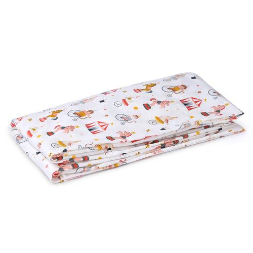 Circus Life - Fitted Cot Sheets in Organic Cotton