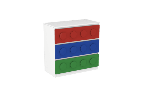 Lego Inspired Chest of Drawers D5