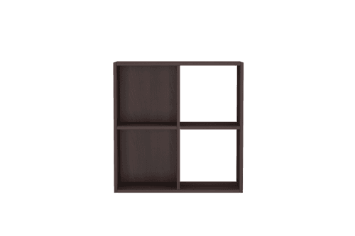 Montessori 2x2 Shelves In Oak & acacia laminate