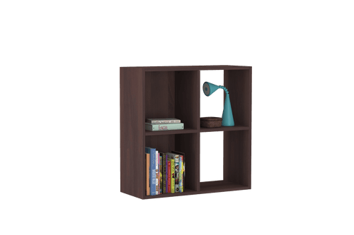 Montessori 2x2 Shelves In Oak & acacia laminate