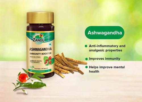 Kesari Jivan Fit for diabetic (450g) & Ashwagandha (60 Caps) Combo