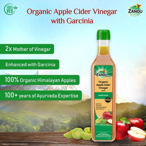 Organic Apple Cider Vinegar with Garcinia (500ml)