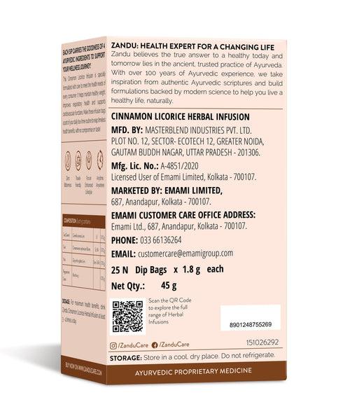 Cinnamon Licorice Herbal Infusion (25 Tea Bags)