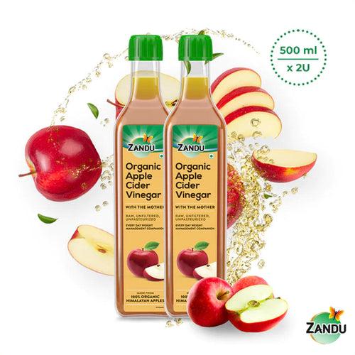 Organic Apple Cider Vinegar (500ml)(Pack of 2)