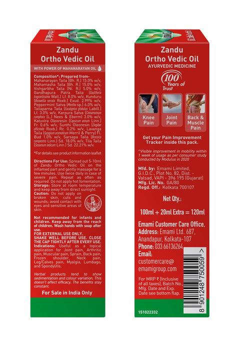 Ortho Vedic Oil (100ml) (Pack of 2)