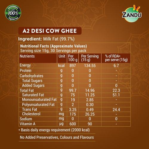 A2 Desi Cow Ghee (500ml)