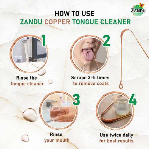 Copper Tongue Cleaner (Combo)