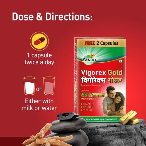 Vigorex Gold (20 Caps)(Pack of 2)