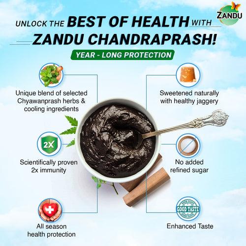 Zandu Chandraprash for Summer Immunity with Cooling Effect | 37 Ingredients with Jaggery