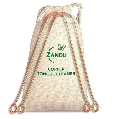 Zandu DantVeer Toothpaste | 200gm || Zandu Copper Tongue Cleaner | Pack of 2