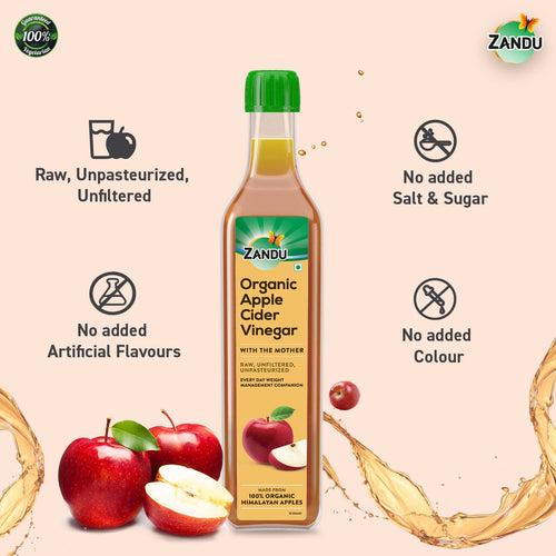 Organic Apple Cider Vinegar (500ml)(Pack of 2)