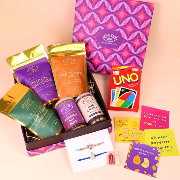 Flavorful Rakhi Gift Box Hamper